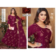 Long Kurti Dress Kurti Panjang Muslim Bollywood Sinple Tops Office Wear Traditional Indian Modern Ga