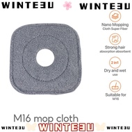 WINTE3U 1pc Cleaning Mop Cloth Replacement, Household Dust Self Wash Spin Mop, Fashion 360 Rotating 