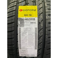 GOFORM GH-18 TYRES - 235/40ZR19 (100% IN 1YEAR TAYAR) With Installation