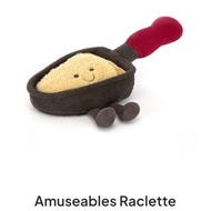 🍲全新送塵袋🧀Jellycat 芝士系列：Cheese Fondue 芝士火鍋🫕 Raclette 燒芝士🧀 Parmesan 巴馬臣芝士🧀 Amuseables Brie 布里芝士🧀