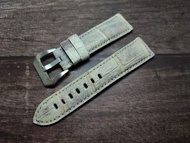 22mm錶帶 美州 鱷魚錶帶 喜瑪拉山白 沛納海型 合用 : Panerai 42mm case 錶帶