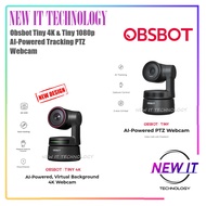 Obsbot Tiny 2 4K & Tiny 2  Lite & Tiny 1080p AI-Powered Tracking PTZ Webcam 4K & Full HD Video Confe