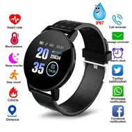 119 plus Smart Watch IP67 Waterproof Smart Bracelet Relo Fitness Tracker Bluetooth Wristband Sport Heart Rate Monitor for Men Women PK 116 plus Y68 D18
