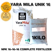 YARA MILA UNIK 16 FERTILIZER (NPK 16-16-16)