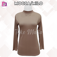 Manset Dalaman Kebaya Lengan Panjang Wanita Polos Bahan Spandek Balon Licin Daleman Perempuan Warna