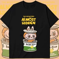 แขนสั้นสำหรับผู้ใหญ่ Labubu Pop Mart T-shirt เสื้อยืดเกาหลี ผ้าคอตตอน100% เสื้อยืด ลาบูบู้ Labubu Pop Mart  S-5XL