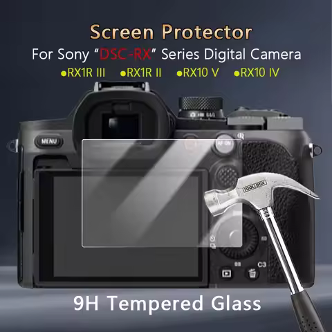 For Sony DSC-RX10 V IV RX1R III II I RX10M5 RX1RM3 Camera Clear Slim 2.5D Anti-Scratch 9H Tempered G