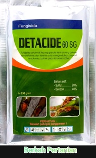 Fungisida DETACIDE 60 SG 100 Gram Pengendali Pathek Cabai