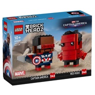 LEGO Brickheadztm Captain America & Red Hulk Figures 40668