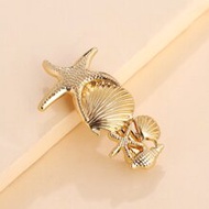 Starfish Shell Decor Hair Clip Royal Claw Clips Hair Claws Hair Barrettes, Hair Accessories, Head Ac