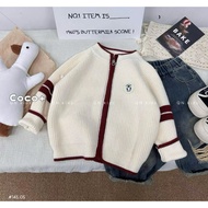 Vip Buckle WoolJacket for boys size 90-130, high quality Guangzhou product for children