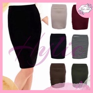 Hylie - Above The Knee Pencil Skirt