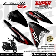Soul GT 125 Transparent Sticker Anti-Fade Cool Soul GT Striping Yamaha Soul GT 125 GT125
