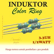 Inductor Color 1/ 2 watt 3.3uH Inductor Color Ring 3.3uH