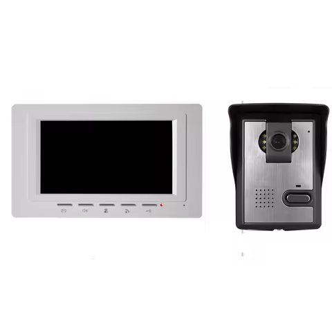 7Inch IPS Screen 2MP 1080P 1v1 Wired Intercom AHD Camera Video Door Phone Door Access Control System