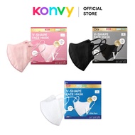Oni V-Shape Face Mask (White, Pink, Black)