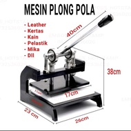 Mesin Press Plong Pola Bahan Kain Kulit Kertas Plastik