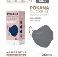 OBRAL MASKER POKANA DUCKBILL ANAK DARK GREY KODE 832