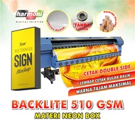 PRINT BULAK BALIK BACKLITE 510 gram OUTDOOR | BISA CUSTOM DESAIN