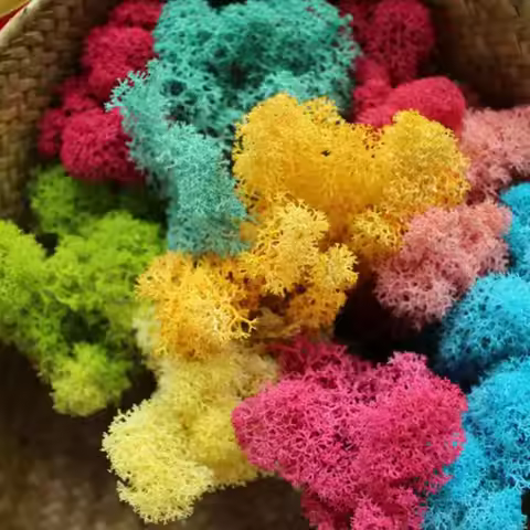 Wedding Accessories DIY Christmas Home Decor Flower Decoration Reindeer Moss Artificial plant Micro 