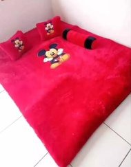 Surpet karakter bulu rasfur led/ Kasur karpet karakter bulu rasfur/ kasu lantai bulu / Kasur Bulu Ra