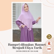 Family Set Sarimbit Zafran Dan Zhafira Isa Hijab Baju Couple Keluarga