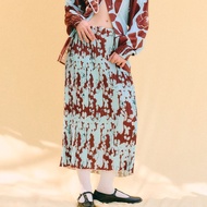 Endless Holiday Unfold Skirt Mocha & Blue Lagoon