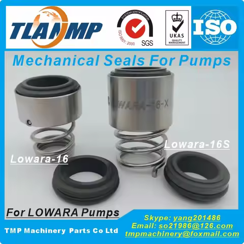 LWL-16S , LWL-16-X Balance type Mechanical Seals (Shaft size 16/20mm) for LO-WARA e-SV , For EBA-RA 