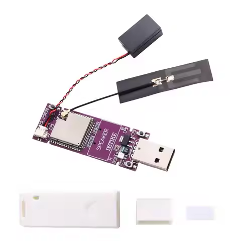 USB Wifi Internet Radio Player ESP32S3 USB Dongle Radio Player Integrated Micro-Speaker With Shell P
