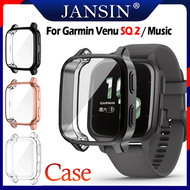 Protection Case Garmin Venu SQ 2 Smart Watch Plating TPU Soft Cover Full Screen Protector Shell Garm