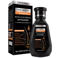 Hair Growth Essential Oil Biotin Cold-Pressed DHT Blocker และ Hair Growth Shampoo แชมพูสระผม