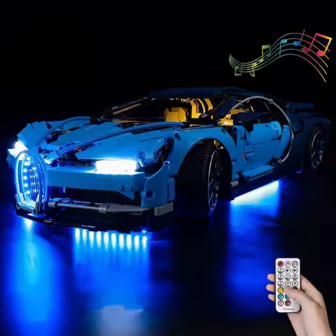 LED Light Set Suitable for LEGO Technic Bugatti Chiron 42083 20086 Race Car Building Blocks Not Incl