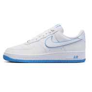 Ready stock AF1 Air Force 1 low sneakers men sport running shoes White Blue