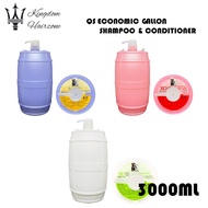 QS Economic Gallon Treatment Shampoo / Menthol Shampoo / Hair Conditioner (3000ml)