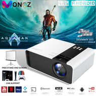 MONOZ 6000 lumens G86 Projector FULL HD 1080P Android Mini Projector WIFI LCD Led A80 Portable Projector