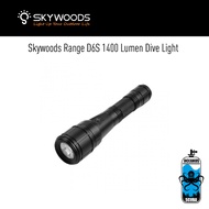 Skywoods Range D6S 1400 Lumen Dive Light for Scuba Diving