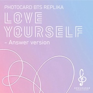 [BTS LYS ANSWER] UNOFFICIAL LOVE YOUR SELF ANSWER PHOTOCARD