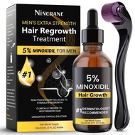 5% Minoxidil for Men Hair Regrowth, Beard Growth Kit, Extra Strength Minoxidil Beard Oil, Topical Ha