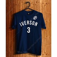 NBA Legend Allen Iverson 3 Basketball T-shirt