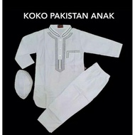 Baju Koko Anak Laki-Laki | Setelan Koko Pakistan Bordir Anak Laki-Laki