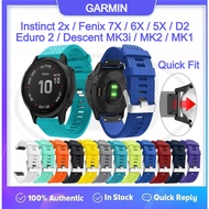 20mm/22mm/26mm Garmin Fenix 7 6 5 3 / 5X 6X 7X / Instinct 2x / MK1 MK2 / FR935 945 955 965 QuickFit Watch Strap Band
