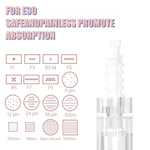 Original E30 Nano-Material Needle Dr Pen N2/M5/M7/A1/A6 E30 MYM Nano Disposable Bayonet Cartridge Re