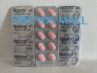 MILAM 15MG MIDOLAM 15MG MIDOREST 15MG MULTIVITAMIN TABLETS 1PAPAN 10BIJI 5PAPAN 50BIJI 10PAPAN 100BI