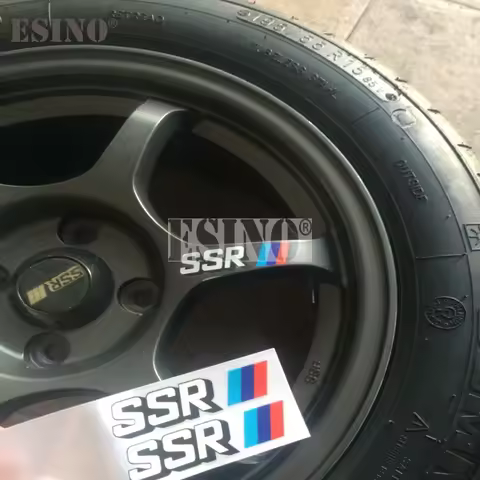 4 x New Wheel Rim Decorative Vinyl Sticker Series Car Accessories Decals for SSR GTV01 GTX01 Profess