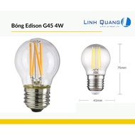 Edison G45 4w yellow LED bulb