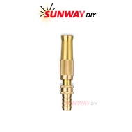 [BRASS] Hose Nozzle High Pressure Adjustable Twist Host Garden Hose Water Jet Sprayer Muncung Paip M