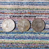 Koin 20 Cent Sen Cents Malaysia 1973 1977 1988 Ori Uang Kuno Antik