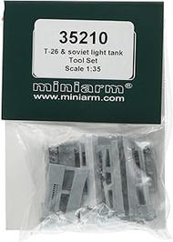 B35210 1/35 WWII Russian/Soviet Army T-26 Light Tank Car Tool Set, Plastic Model Parts