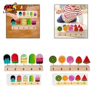 LAHOMIA Ice Cream Toy Set Pretend Toy Education Toy Kitchen Toy Kitchen Food Accessories
