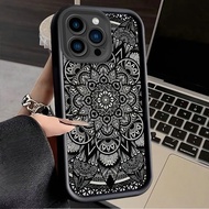 Flowers Totem Casing for iPhone 17 Air 16E 16 15 14 13 12 11 Pro X XR Xs Max 7 8 6 6S Plus Soft Sili